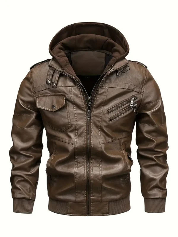 men's leather jacket